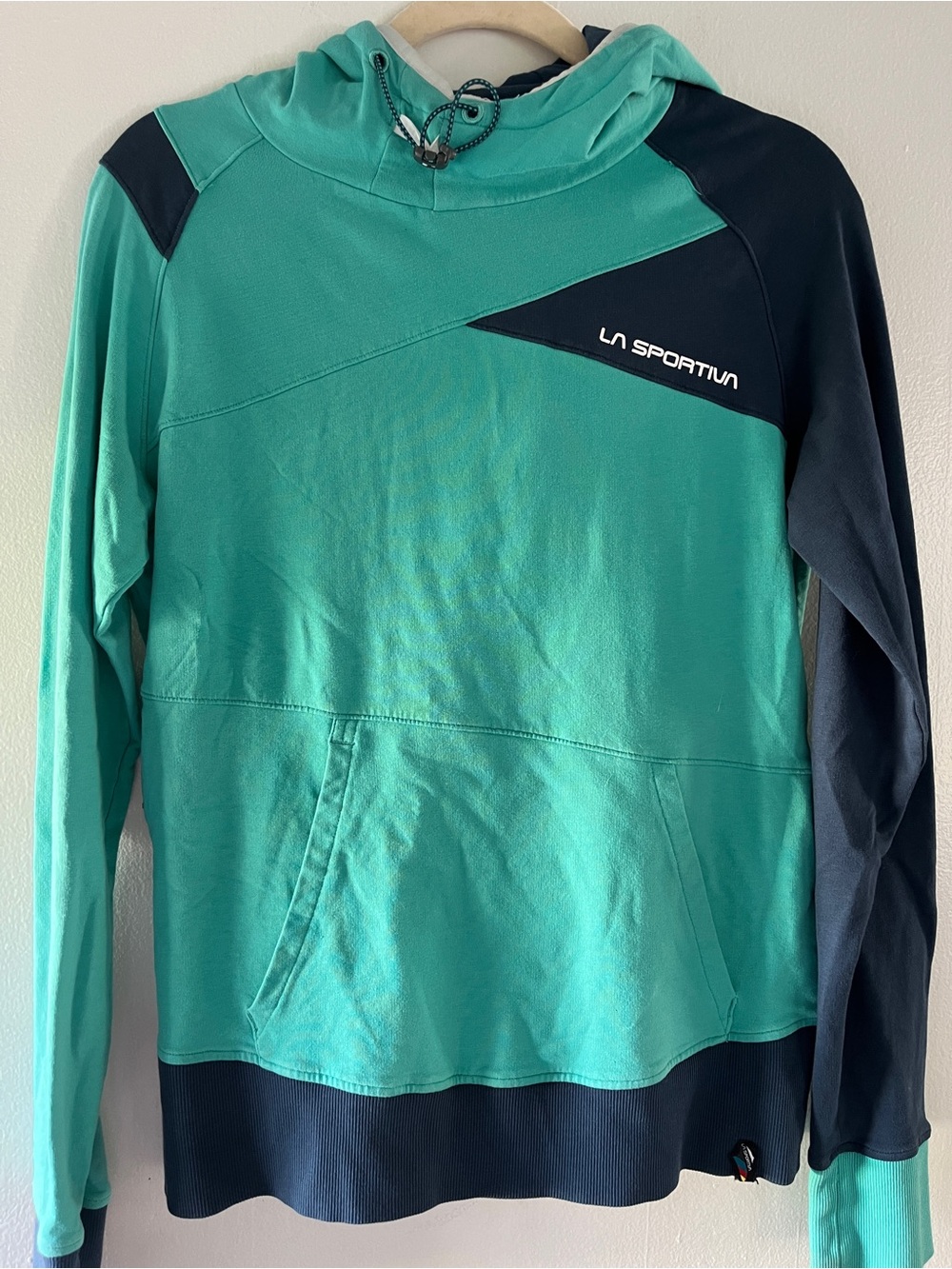 La Sportiva Teal & Navy Women's Hooded Pullover